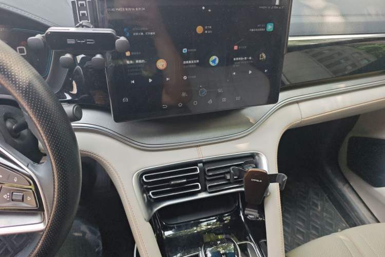 Used BYD Song PLUS New Energy 2021 DM-i 110KM Flagship PLUS Audio And AC Panel