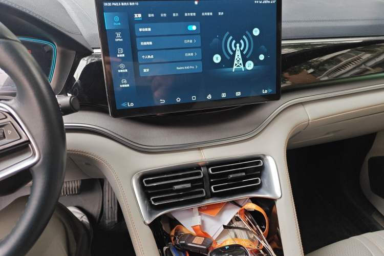 Used BYD Song PLUS New Energy 2021 DM-i 110KM Flagship PLUS Audio And AC Panel
