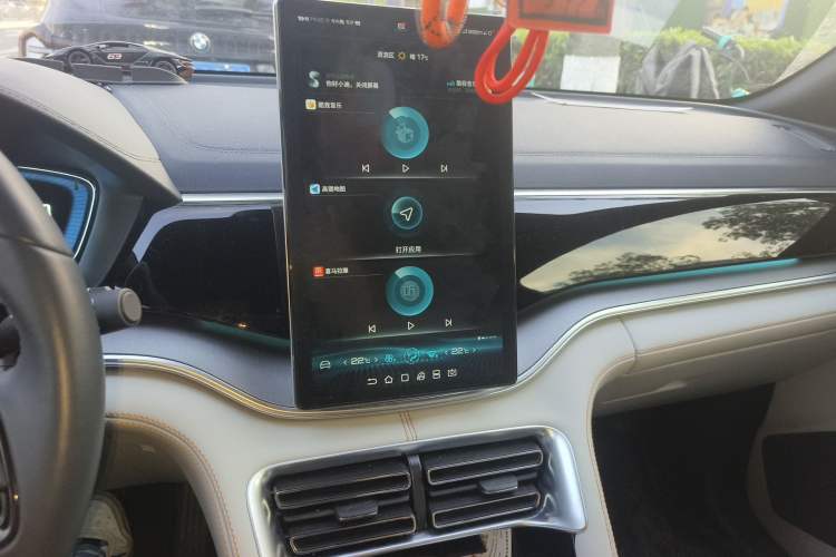 Used BYD Song PLUS New Energy 2021 DM-i 110KM Flagship Model Audio And AC Panel