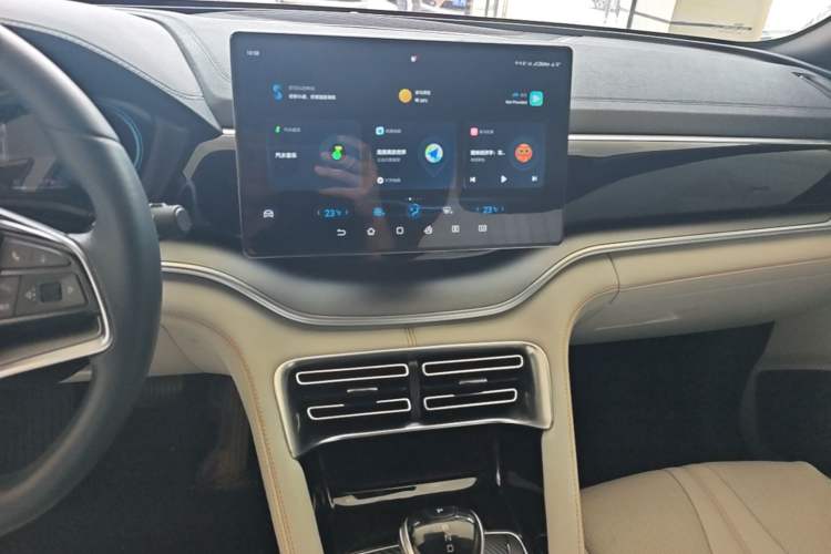 Used BYD Song PLUS New Energy 2021 DM-i 51KM Prestige Model Audio And AC Panel