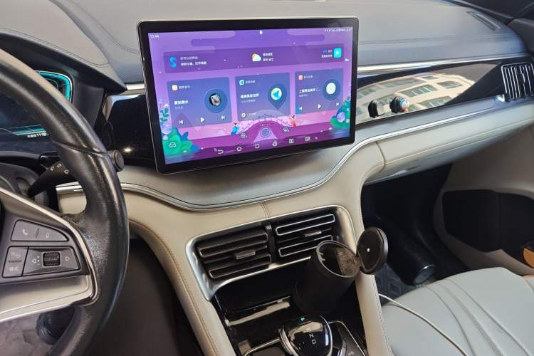 Used BYD Song PLUS New Energy 2021 EV Deluxe Model Audio And AC Panel