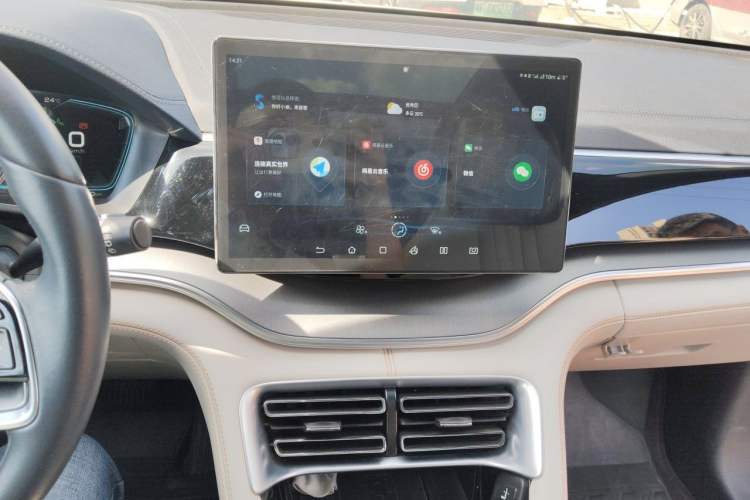 Used BYD Song PLUS New Energy 2021 DM-i 51KM Prestige Model Audio And AC Panel