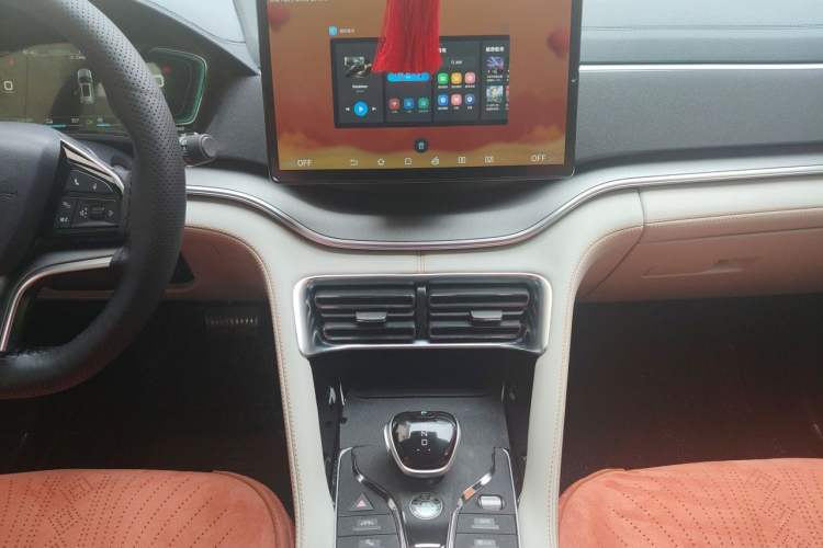 Used BYD Song PLUS New Energy 2021 DM-i 110KM Flagship PLUS Audio And AC Panel