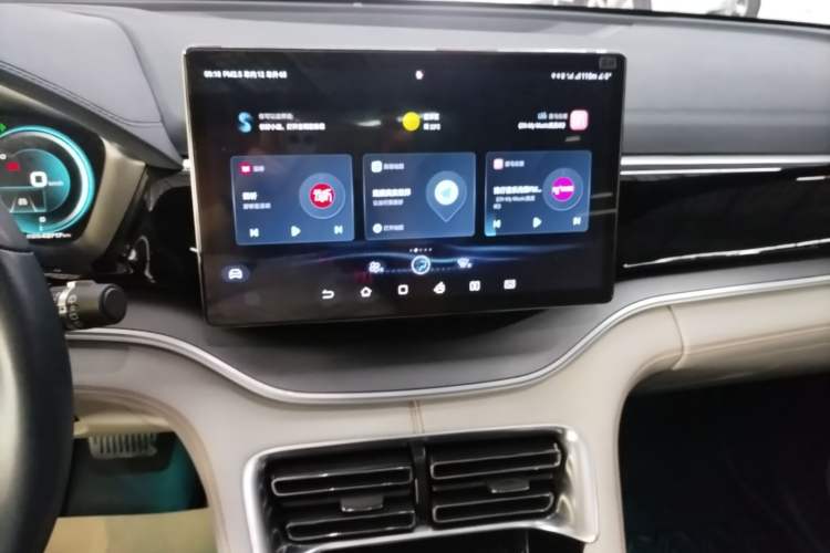 Used BYD Song PLUS New Energy 2021 DM-i 110KM Flagship PLUS Audio And AC Panel