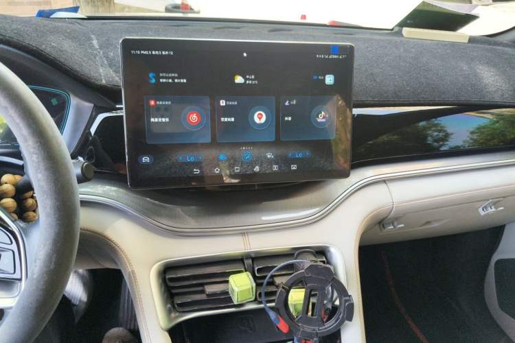 Used BYD Song PLUS New Energy 2021 DM-i 110KM Flagship PLUS Audio And AC Panel