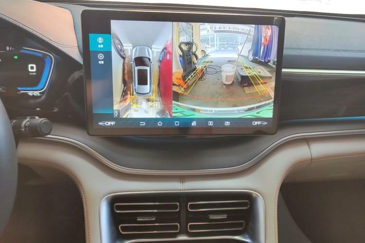 Used BYD Song PLUS New Energy 2021 DM-i 110KM Flagship Model Audio And AC Panel