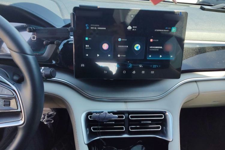 Used BYD Song PLUS New Energy 2021 DM-i 110KM Flagship PLUS Audio And AC Panel