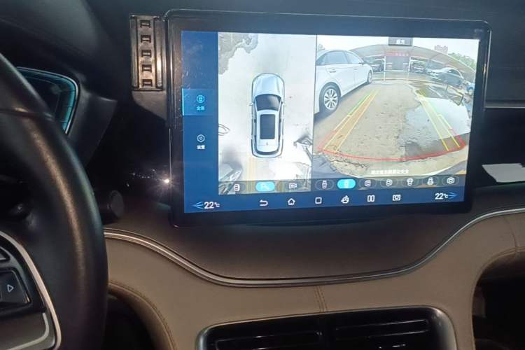 Used BYD Song PLUS New Energy 2021 EV Deluxe Model Audio And AC Panel