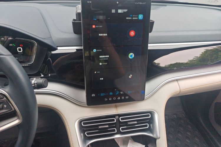 Used BYD Song PLUS New Energy 2021 DM-i 51KM Prestige Model Audio And AC Panel