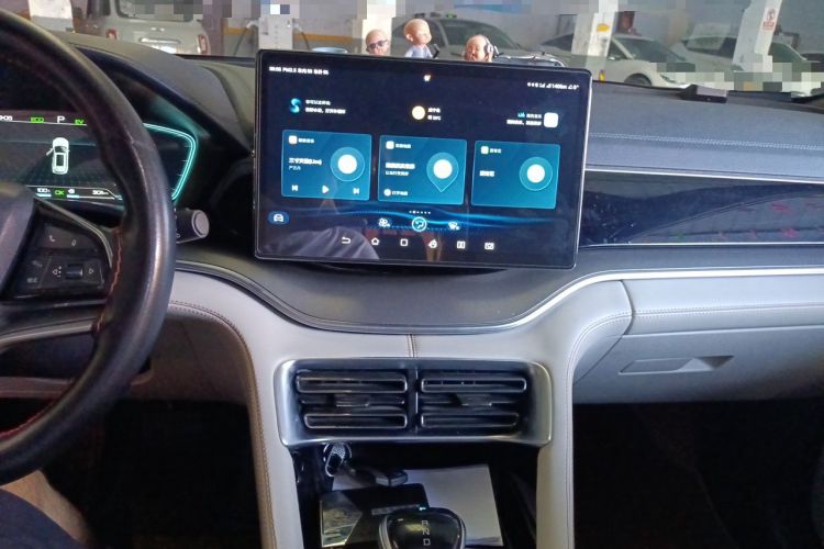 Used BYD Song PLUS New Energy 2021 DM-i 110KM Flagship PLUS Audio And AC Panel