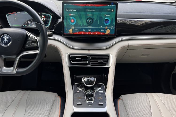 Used BYD Song PLUS New Energy 2021 EV Flagship Model Audio And AC Panel