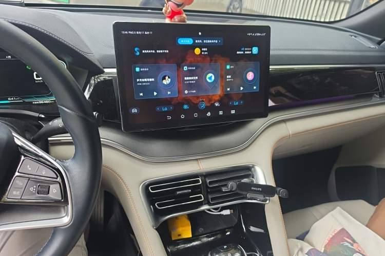 Used BYD Song PLUS New Energy 2021 DM-i 110KM Flagship PLUS Audio And AC Panel