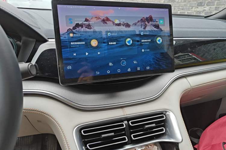 Used BYD Song PLUS New Energy 2021 DM-i 110KM Flagship PLUS Audio And AC Panel
