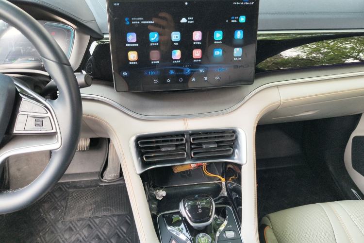Used BYD Song PLUS New Energy 2021 DM-i 51KM Prestige Model Audio And AC Panel
