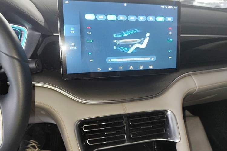 Used BYD Song PLUS New Energy 2021 EV Deluxe Model Audio And AC Panel