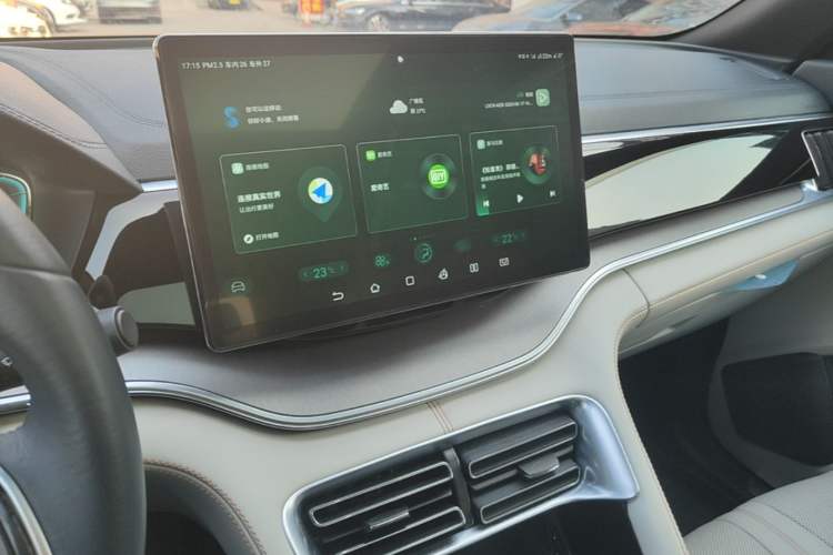 Used BYD Song PLUS New Energy 2021 DM-i 110KM Flagship PLUS Audio And AC Panel
