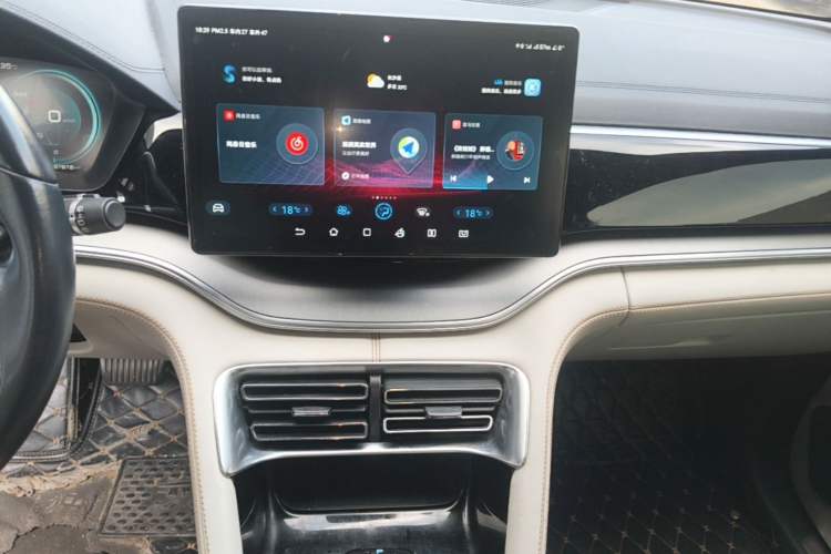 Used BYD Song PLUS New Energy 2021 DM-i 110KM Flagship PLUS Audio And AC Panel