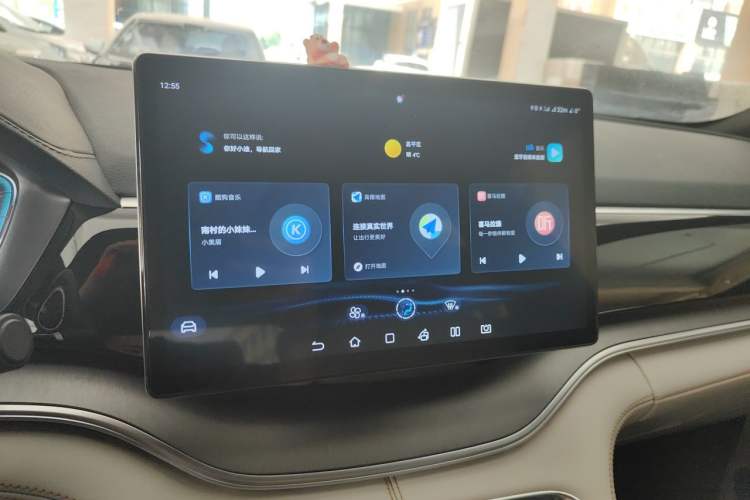 Used BYD Song PLUS New Energy 2021 DM-i 51KM Prestige Model Audio And AC Panel
