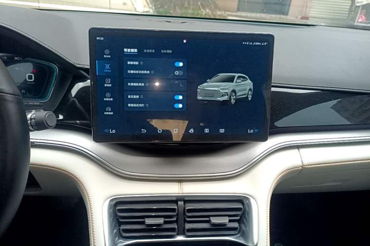 Used BYD Song PLUS New Energy 2021 DM-i 51KM Prestige Model Audio And AC Panel