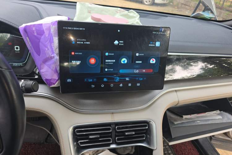 Used BYD Song PLUS New Energy 2021 DM-i 110KM Flagship Model Audio And AC Panel