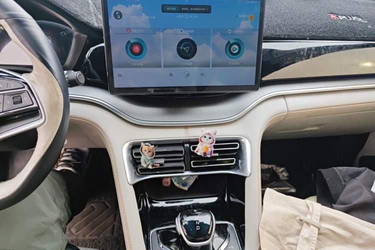 Used BYD Song PLUS New Energy 2021 DM-i 110KM Flagship PLUS Audio And AC Panel