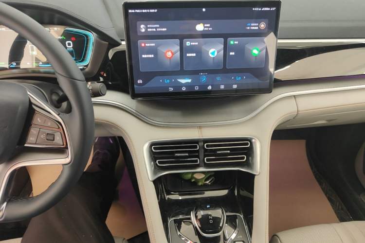 Used BYD Song PLUS New Energy 2021 DM-i 110KM Flagship PLUS Audio And AC Panel