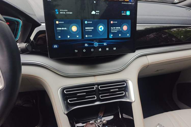 Used BYD Song PLUS New Energy 2021 EV Deluxe Model Audio And AC Panel