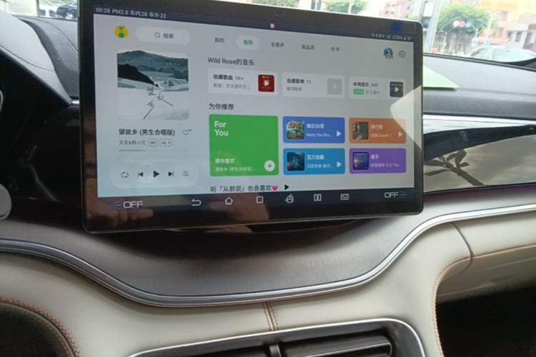 Used BYD Song PLUS New Energy 2021 DM-i 110KM Flagship PLUS Audio And AC Panel