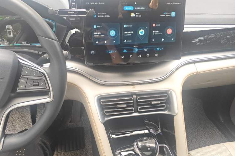 Used BYD Song PLUS New Energy 2021 DM-i 110KM Flagship PLUS Audio And AC Panel
