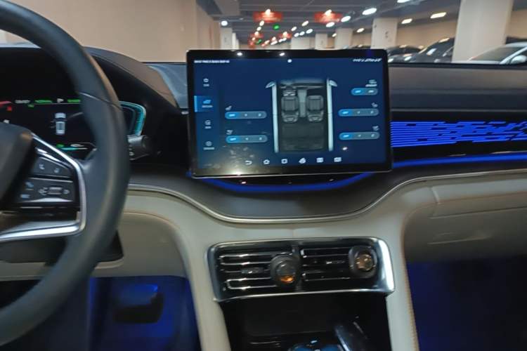 Used BYD Song PLUS New Energy 2021 EV Flagship Model Audio And AC Panel