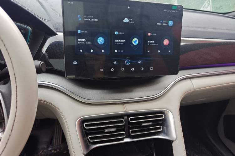 Used BYD Song PLUS New Energy 2021 DM-i 51KM Prestige Model Audio And AC Panel