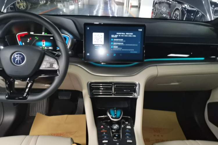 Used BYD Song PLUS New Energy 2021 DM-i 110KM Flagship Model Audio And AC Panel