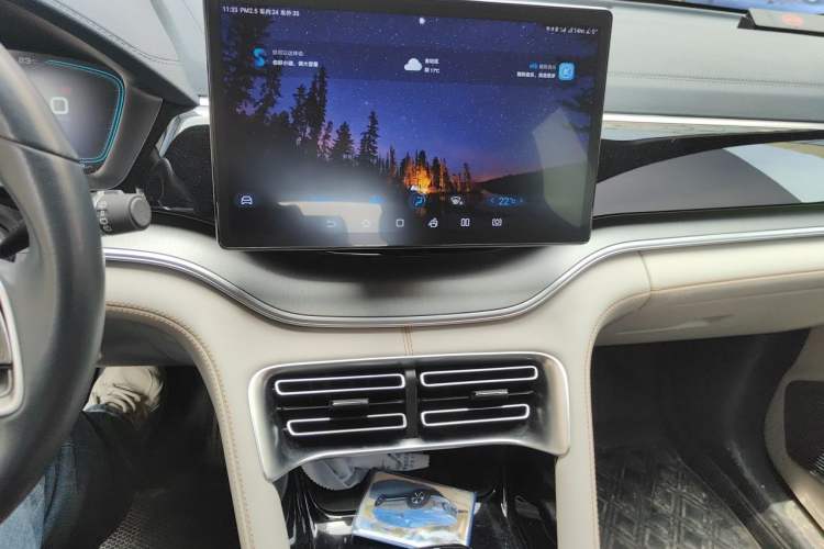 Used BYD Song PLUS New Energy 2021 DM-i 110KM Flagship PLUS Audio And AC Panel