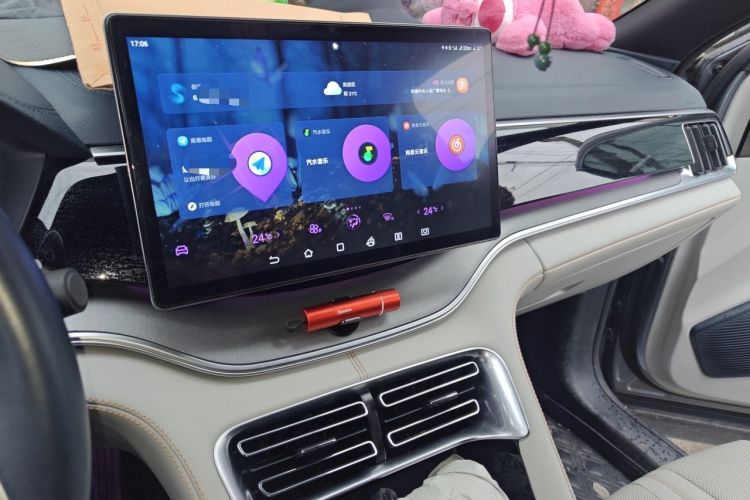 Used BYD Song PLUS New Energy 2021 DM-i 51KM Prestige Model Audio And AC Panel