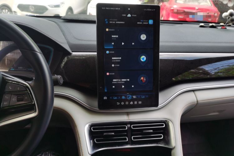 Used BYD Song PLUS New Energy 2021 DM-i 110KM Flagship PLUS Audio And AC Panel