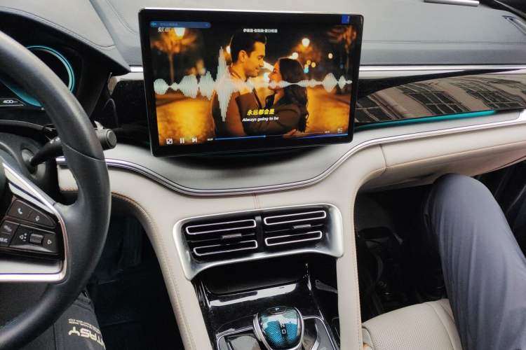 Used BYD Song PLUS New Energy 2021 DM-i 110KM Flagship PLUS Audio And AC Panel