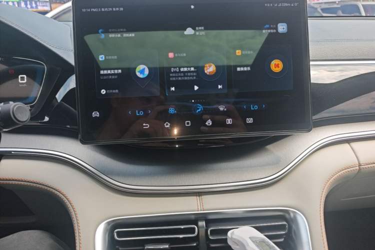 Used BYD Song PLUS New Energy 2021 DM-i 110KM Flagship Model Audio And AC Panel