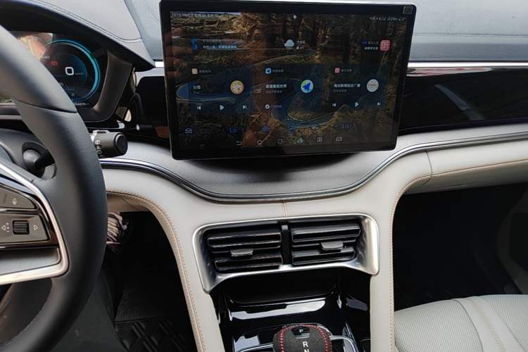 Used BYD Song PLUS New Energy 2021 DM-i 110KM Flagship PLUS Audio And AC Panel