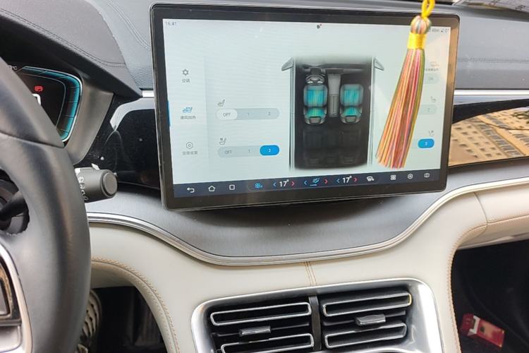 Used BYD Song PLUS New Energy 2021 DM-i 51KM Prestige Model Audio And AC Panel