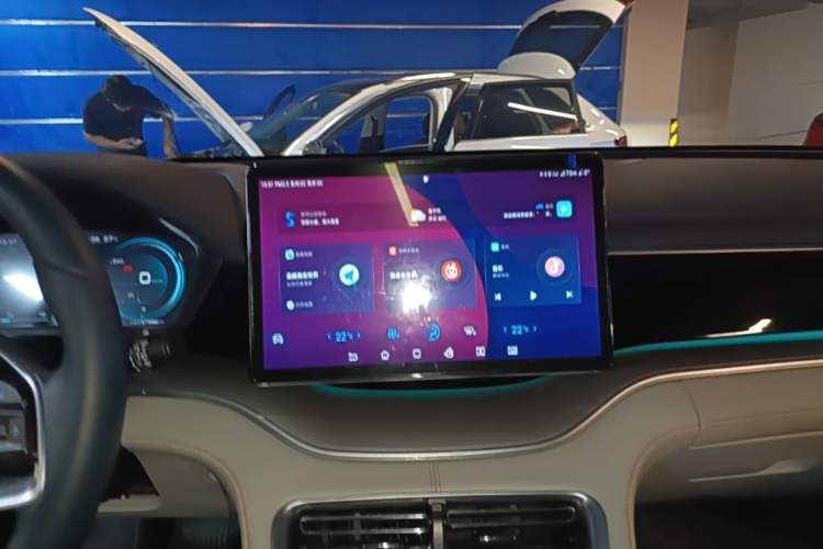 Used BYD Song PLUS New Energy 2021 DM-i 110KM Flagship PLUS Audio And AC Panel