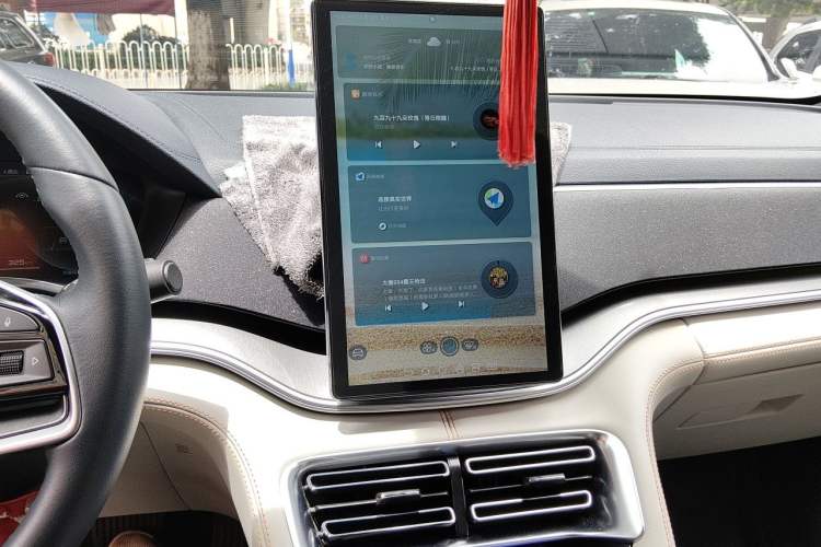 Used BYD Song PLUS New Energy 2021 DM-i 110KM Flagship PLUS Audio And AC Panel