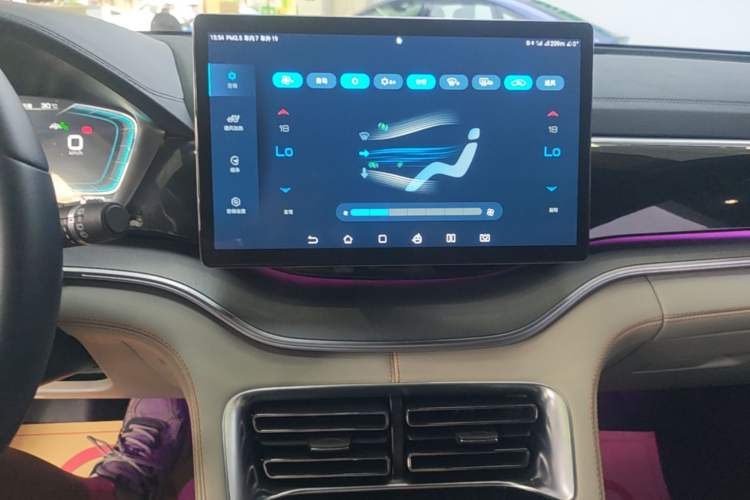 Used BYD Song PLUS New Energy 2021 DM-i 110KM Flagship PLUS Audio And AC Panel