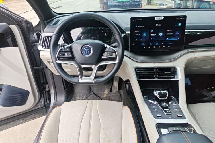 Used BYD Song PLUS New Energy 2021 DM-i 110KM Flagship PLUS Audio And AC Panel