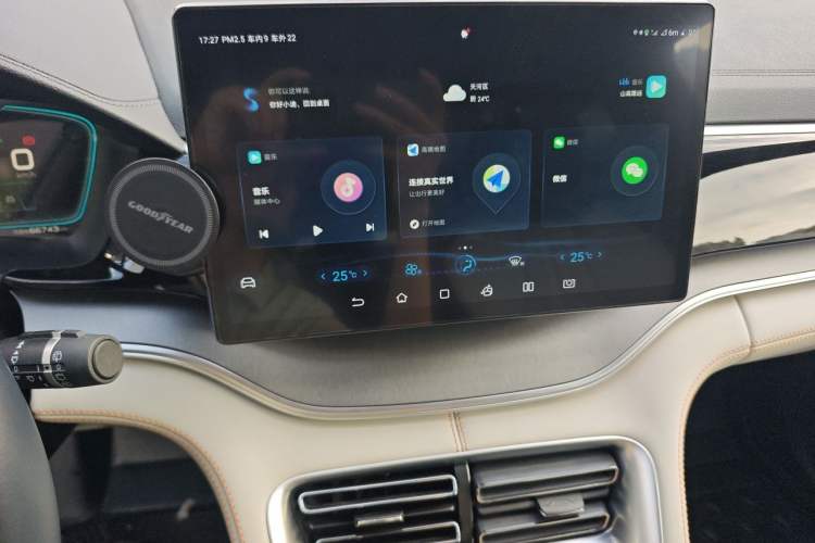 Used BYD Song PLUS New Energy 2021 DM-i 110KM Flagship PLUS Audio And AC Panel