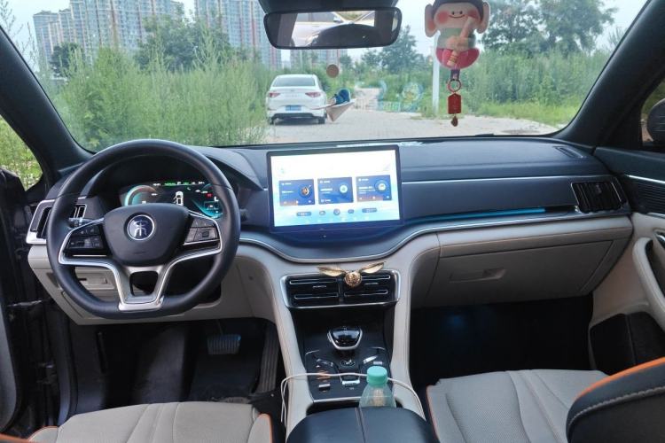 Used BYD Song PLUS New Energy 2021 DM-i 51KM Prestige Model Center Console