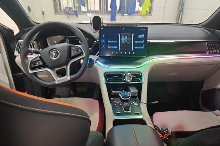 Used BYD Song PLUS New Energy 2021 DM-i 51KM Prestige Model Center Console