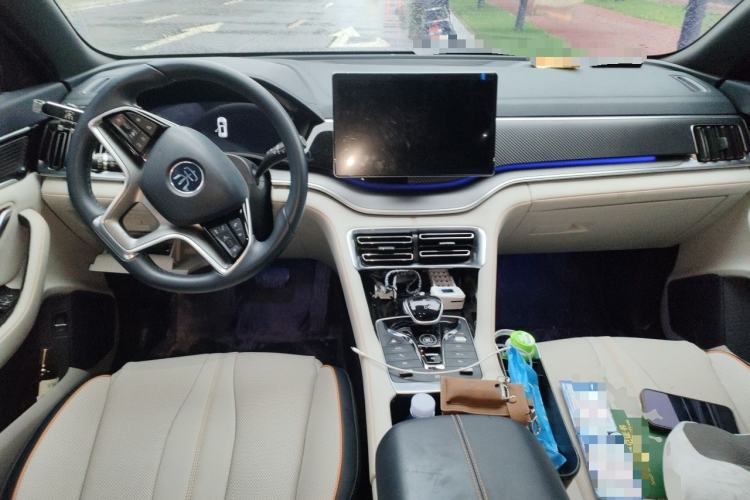 Used BYD Song PLUS New Energy 2021 DM-i 51KM Prestige Model Center Console