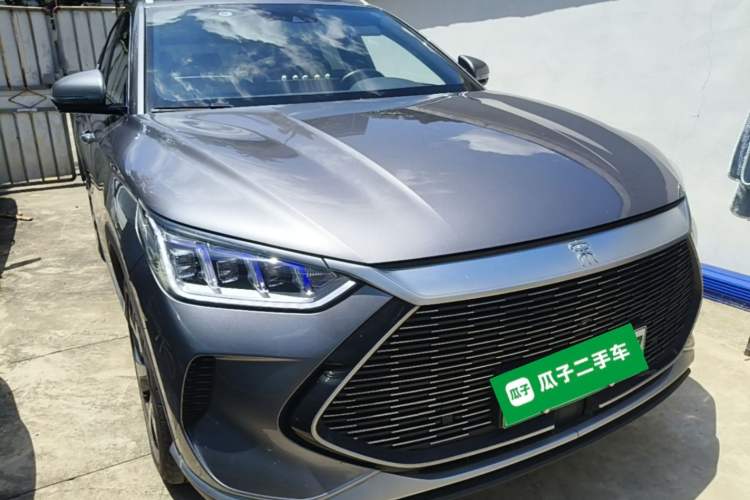 Used BYD Song PLUS New Energy 2021 DM-i 110KM Flagship PLUS 5G Edition Front Right 45 Deg