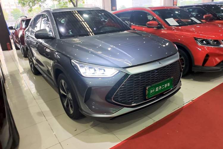 Used BYD Song PLUS New Energy 2021 DM-i 110KM Flagship Model Front Right 45 Deg