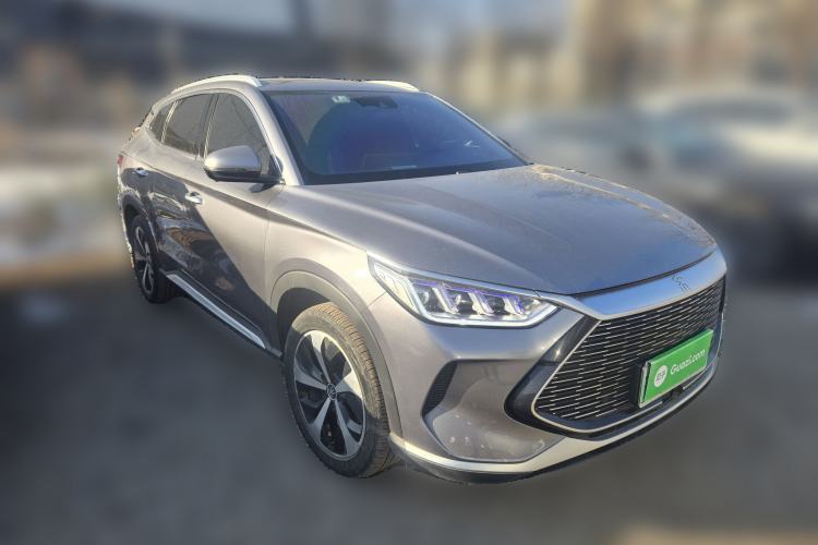Used BYD Song PLUS New Energy 2021 DM-i 100KM Four-Wheel Drive Flagship PLUS Front Right 45 Deg